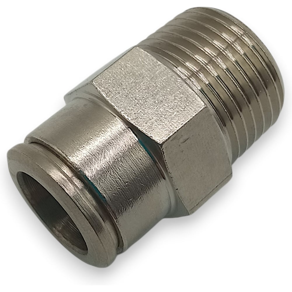 Изображение товара Фитинг цанговый прямой Контактная Механика 3/8, трубка 10мм KEMC10-03P-A