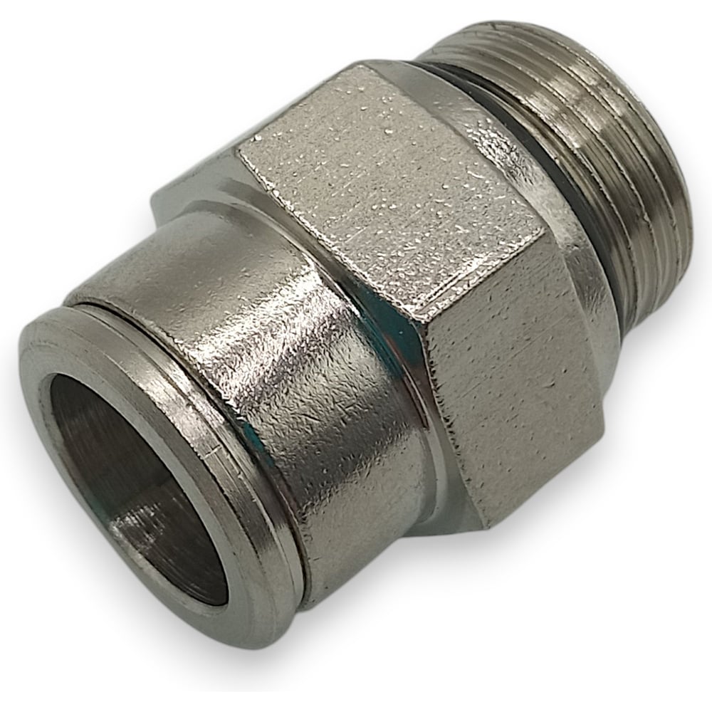 Изображение товара Фитинг цанговый прямой KEMC 3/8M - 12 мм никелированная латунь KEMC12-03G-A