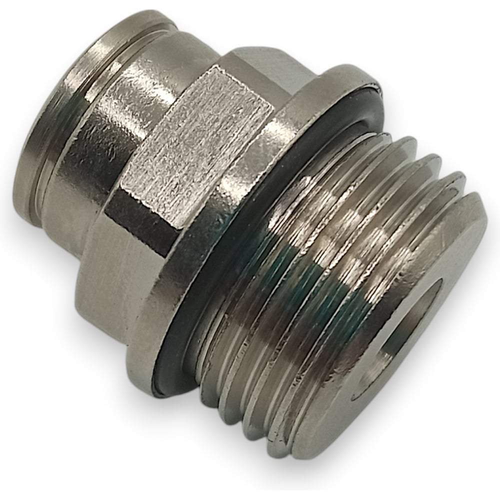 Изображение товара Фитинг цанговый прямой Контактная Механика G1/2, трубка 10мм KEMC10-04G-A Изображение товара Фитинг цанговый прямой Контактная Механика G1/2, трубка 10мм KEMC10-04G-A