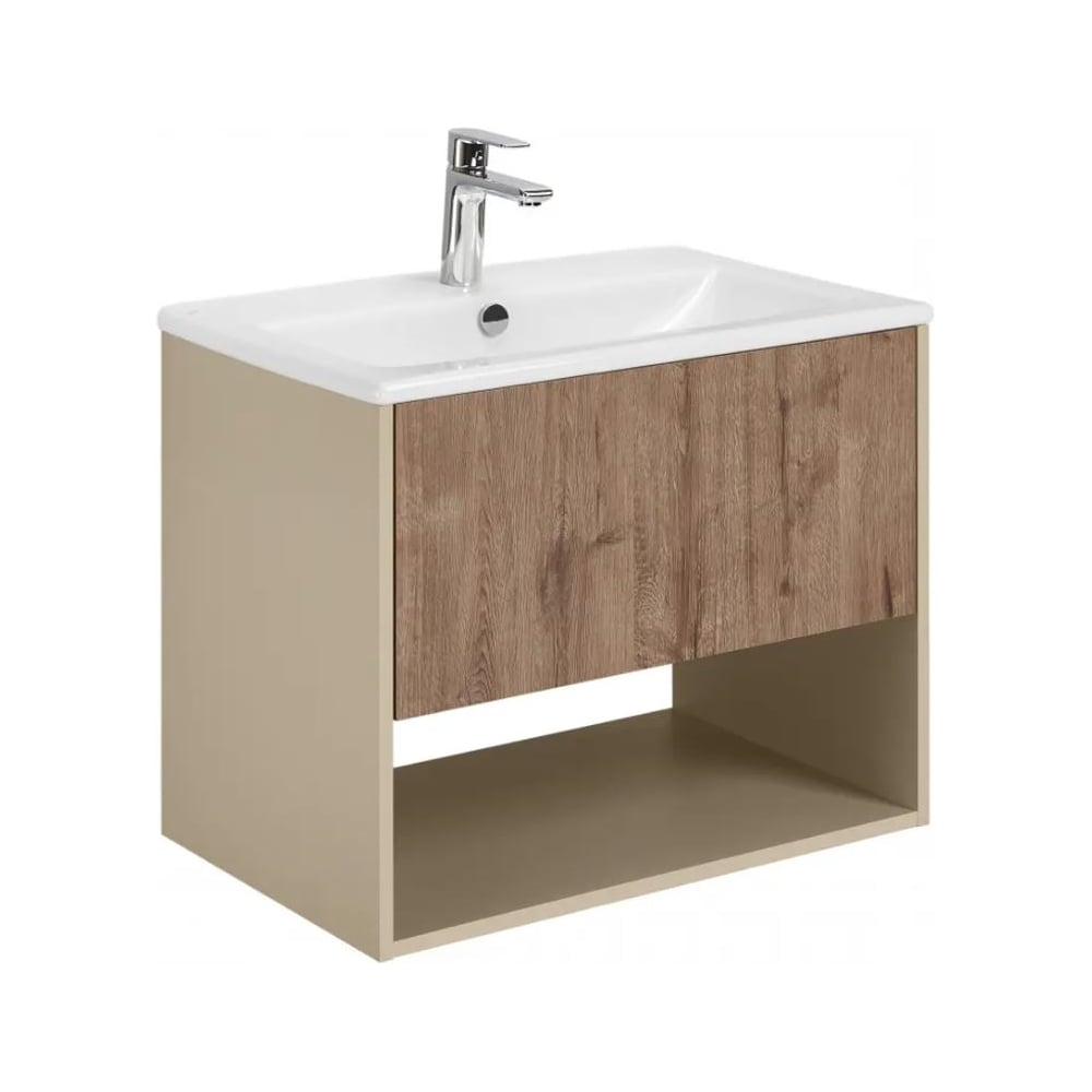 Изображение товара Тумба AQUATON Форм 75 Элина 75 с раковиной санфарфор