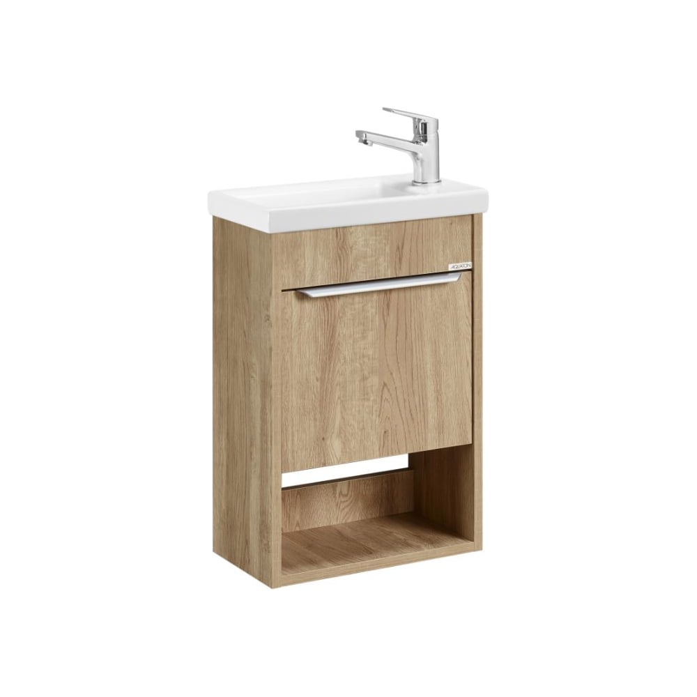 Изображение товара Тумба AQUATON Хоуп 40 с раковиной Миранда 40, орех