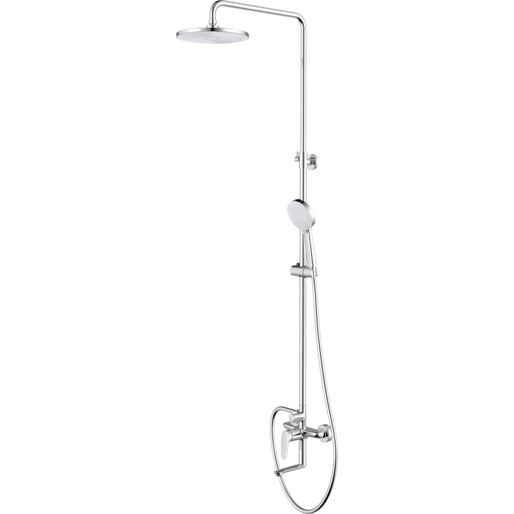 Изображение товара Душевая система с тропическим душем и изливом IDDIS хром глянцевый, Zodiac X ZDXSB3Fi06