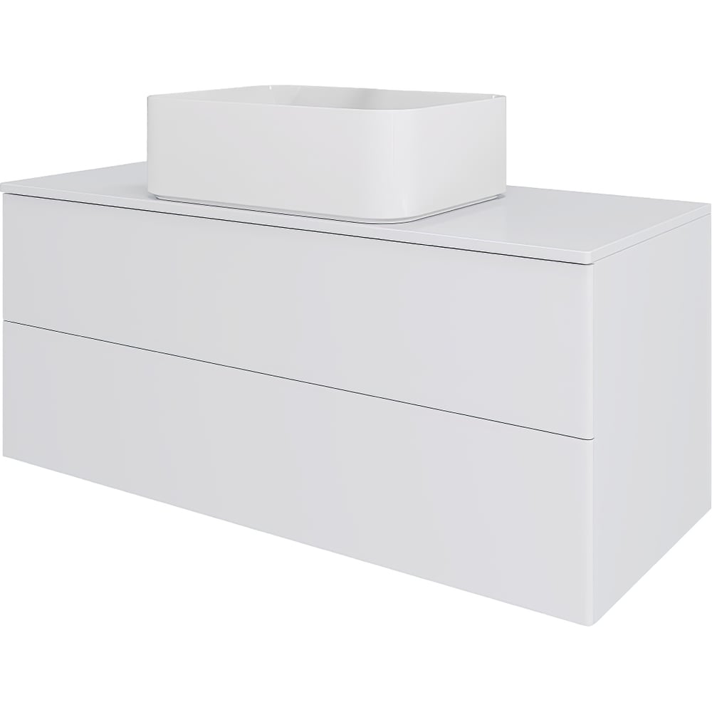 Изображение товара Тумба с раковиной ORANGE Отто 100 см белый глянец Изображение товара Тумба с раковиной ORANGE Отто 100 см белый глянец