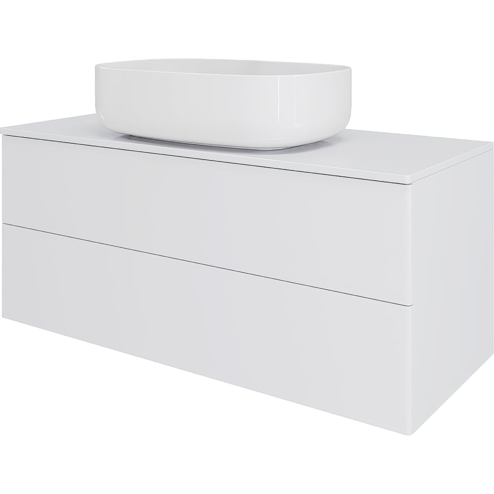 Изображение товара Тумба с раковиной ORANGE Отто 100 см белый глянец