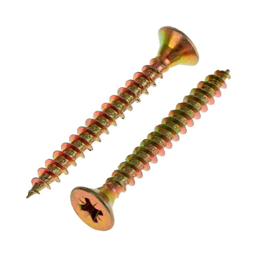 Изображение товара Саморез универсальный Крепстор 3х30 желтый цинк PZ, 800 шт. 4665317057947