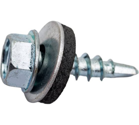 Изображение товара Саморез кровельный Крепстор 4,8х60 оцинкованный, 50 шт. 4665317058906