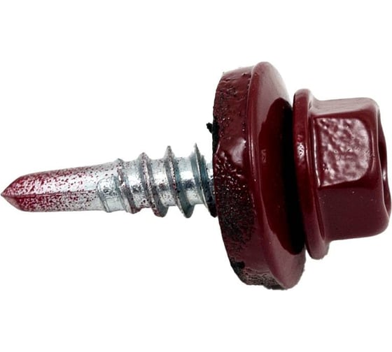 Изображение товара Саморез Крепстор 4,8х19 RAL 3005-винно-красный, 75 шт. 4665317059378