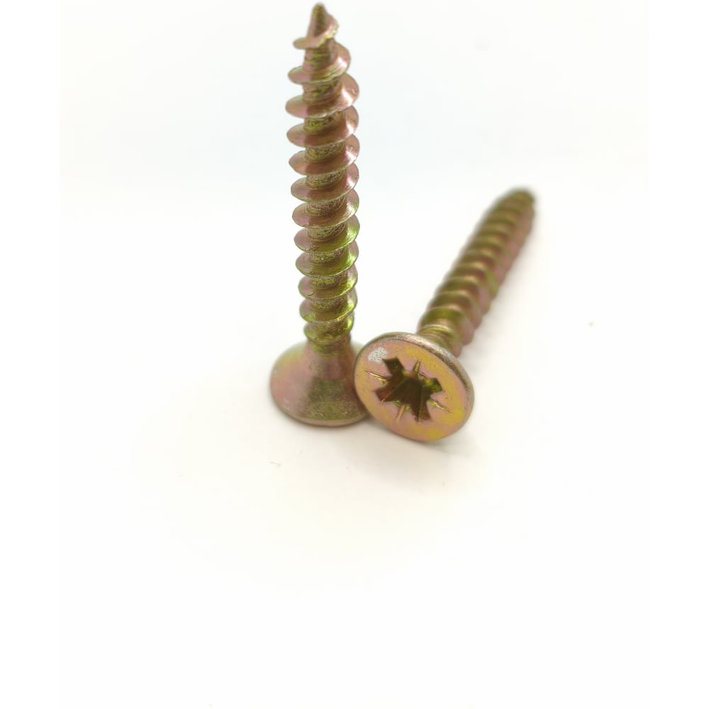 Изображение товара Саморез универсальный Крепстор 6×40 мм желтый цинк PZ