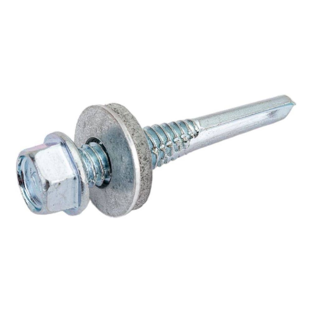 Изображение товара Саморез кровельный Крепстор 5,5х51 увеличенное сверло №5, 25 шт. 4665317059149