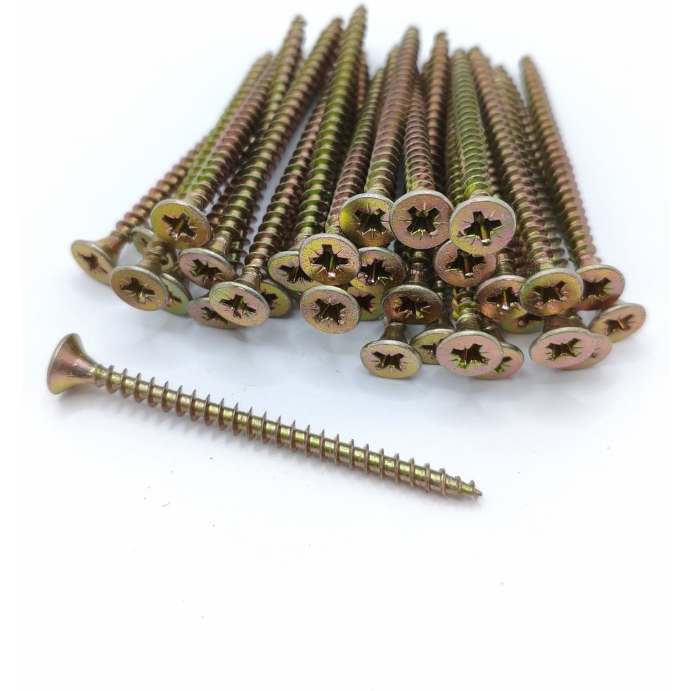 Изображение товара Сталь/Крепеж Саморез 4,5х60 PZ желтый цинк Крепстор