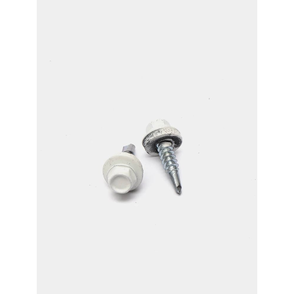 Изображение товара Саморез Крепстор 5,5х25 RAL 9003-белый-сигнальный, 75 шт. 4665317050009