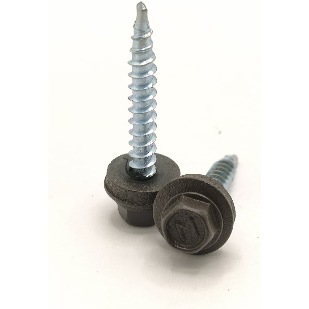 Изображение товара Кровельный саморез Daxmer 4,8x35 муар RAL8019