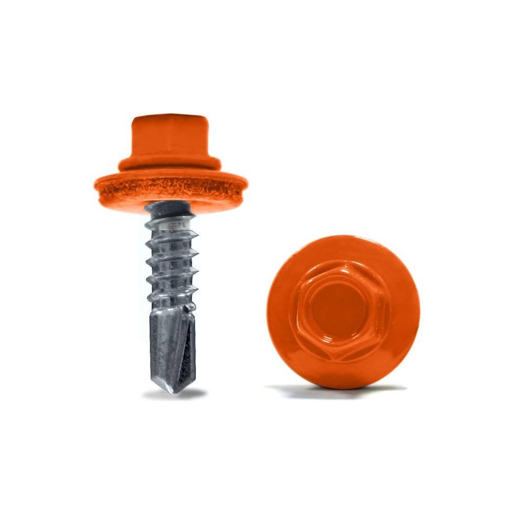 Изображение товара Саморез Крепстор 4,8х29 RAL 2004-оранжевый, 75 шт. 4665317059286