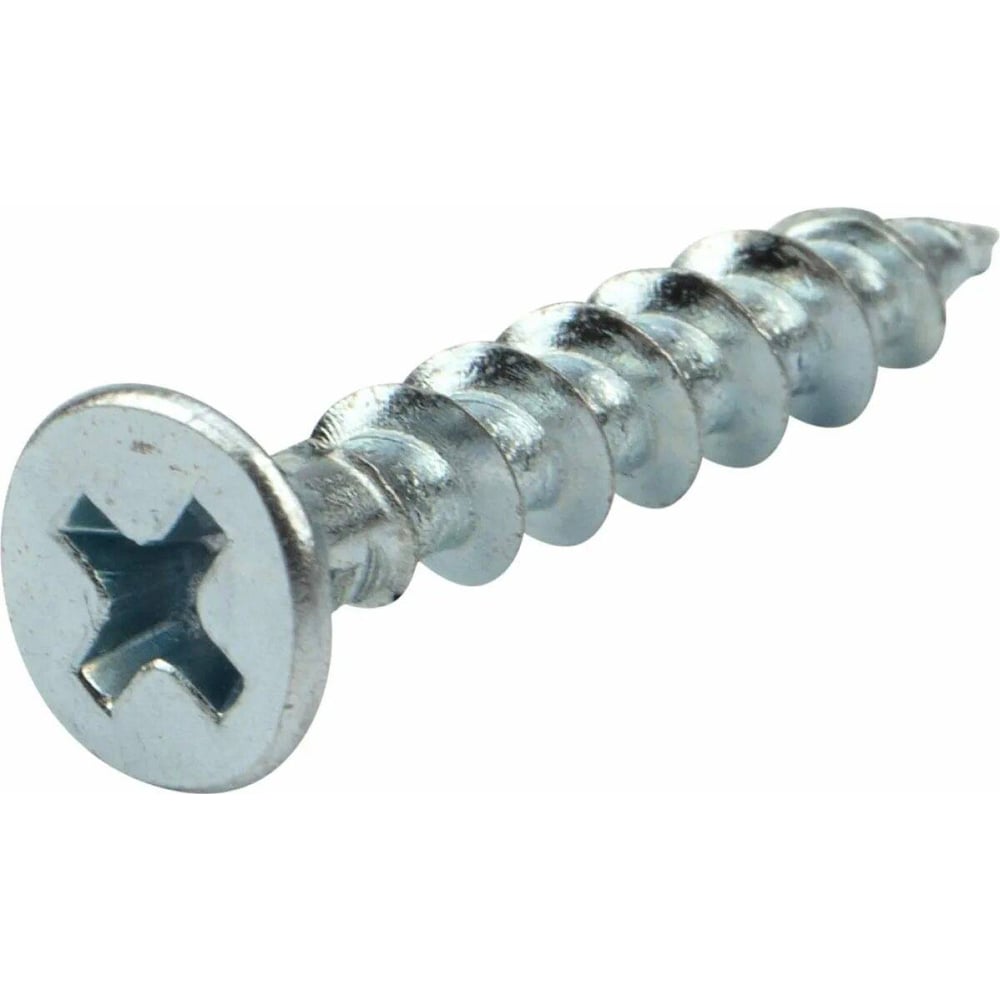 Изображение товара Крепёжные шурупы Крепстор 4,1x35: оцинкованный острый наконечник, PH2, потайная головка
