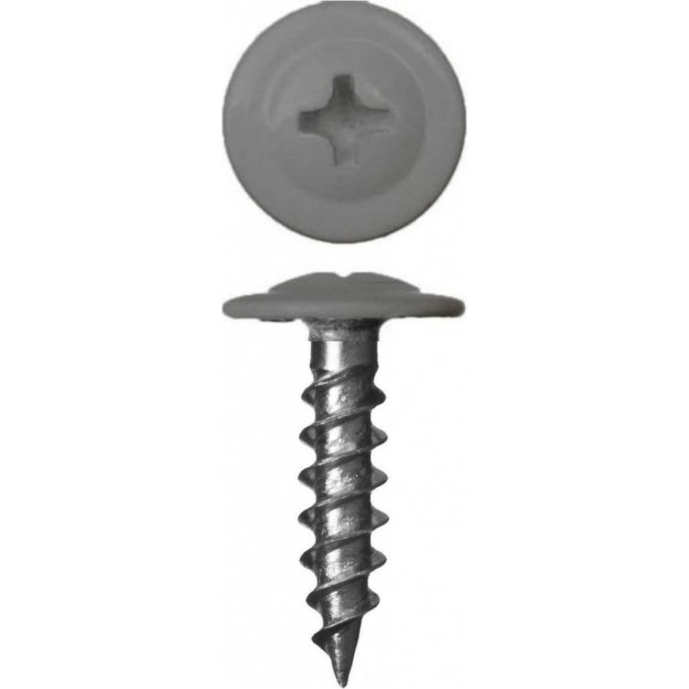 Изображение товара Саморез с прессшайбой Крепстор 4,2х16 острый RAL 7004