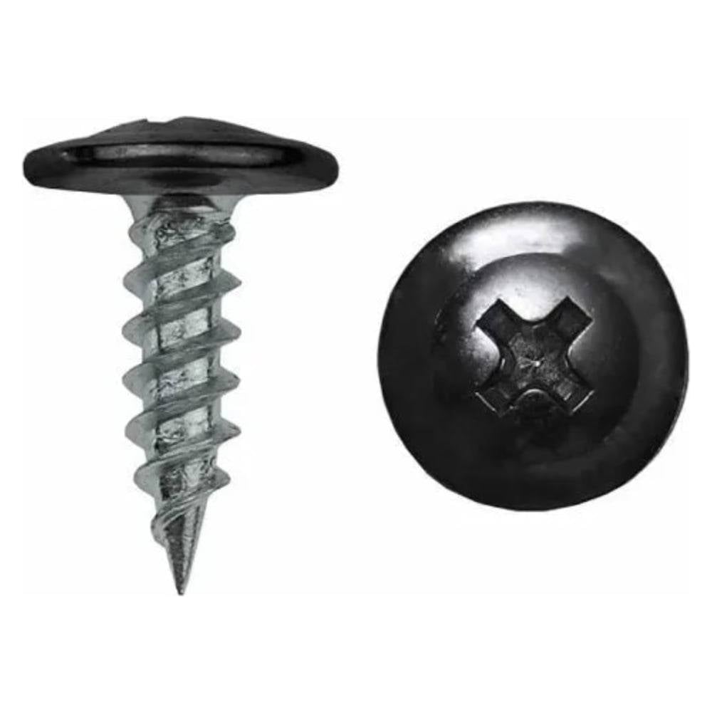 Изображение товара Саморез с прессшайбой Крепстор 4,2х19 острый RAL 9005 (черный янтарь), 250 шт. 4665317060978 Изображение товара Саморез с прессшайбой Крепстор 4,2х19 острый RAL 9005 (черный янтарь), 250 шт. 4665317060978