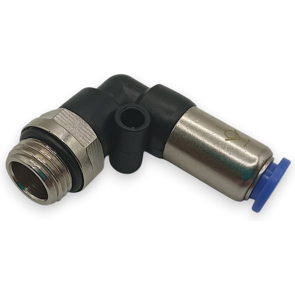 Изображение товара Клапан обратный Контактная Механика угловой 90, трубка 6мм, G1/4 KSPL06-02G