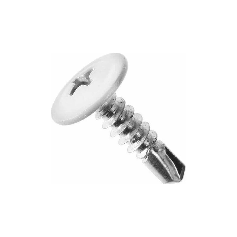 Изображение товара Саморез Крепстор 4,2x16 с прессшайбой RAL 9003