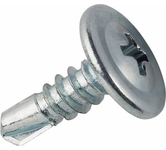 Изображение товара Саморез с прессшайбой Крепстор 4,2х19 сверло Daxmer Pro цинк, 150 шт. 4665317061678