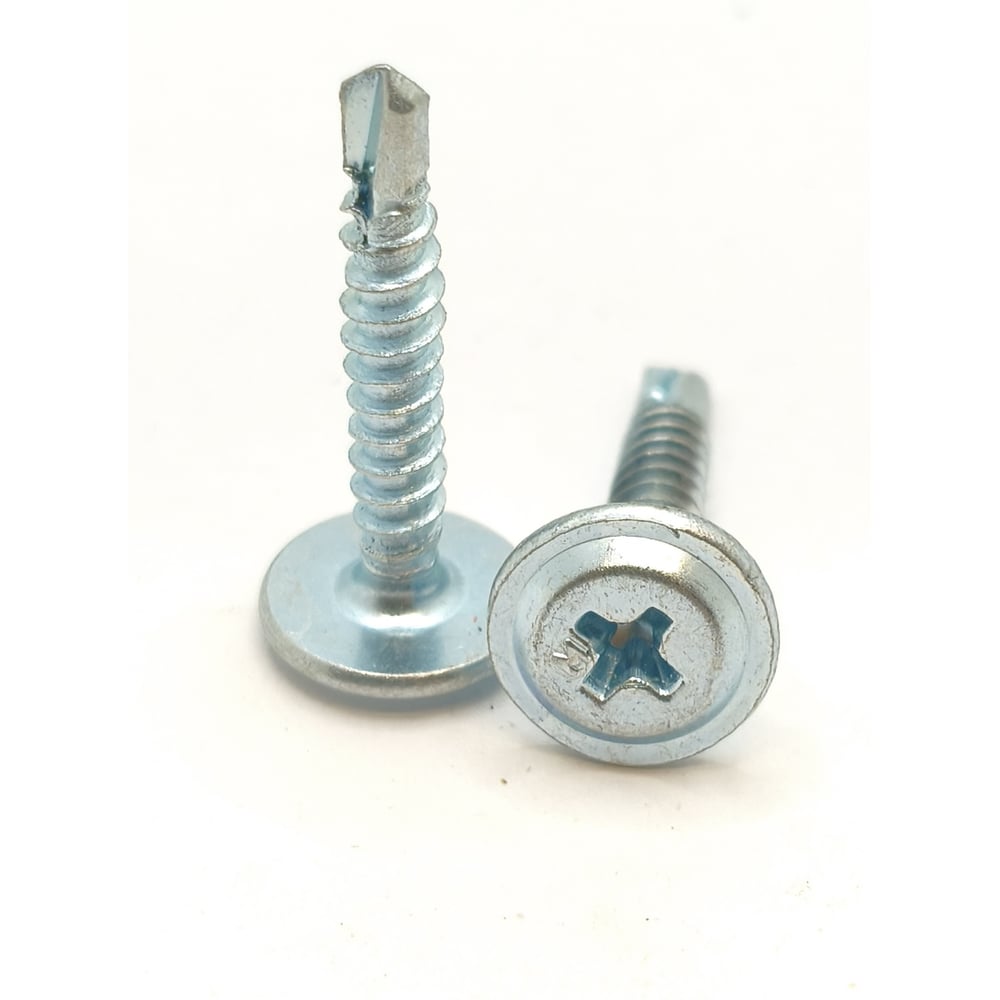 Изображение товара Саморез с прессшайбой Крепстор 4,2х25 сверло Daxmer Pro цинк, 100 шт. 4665317061685