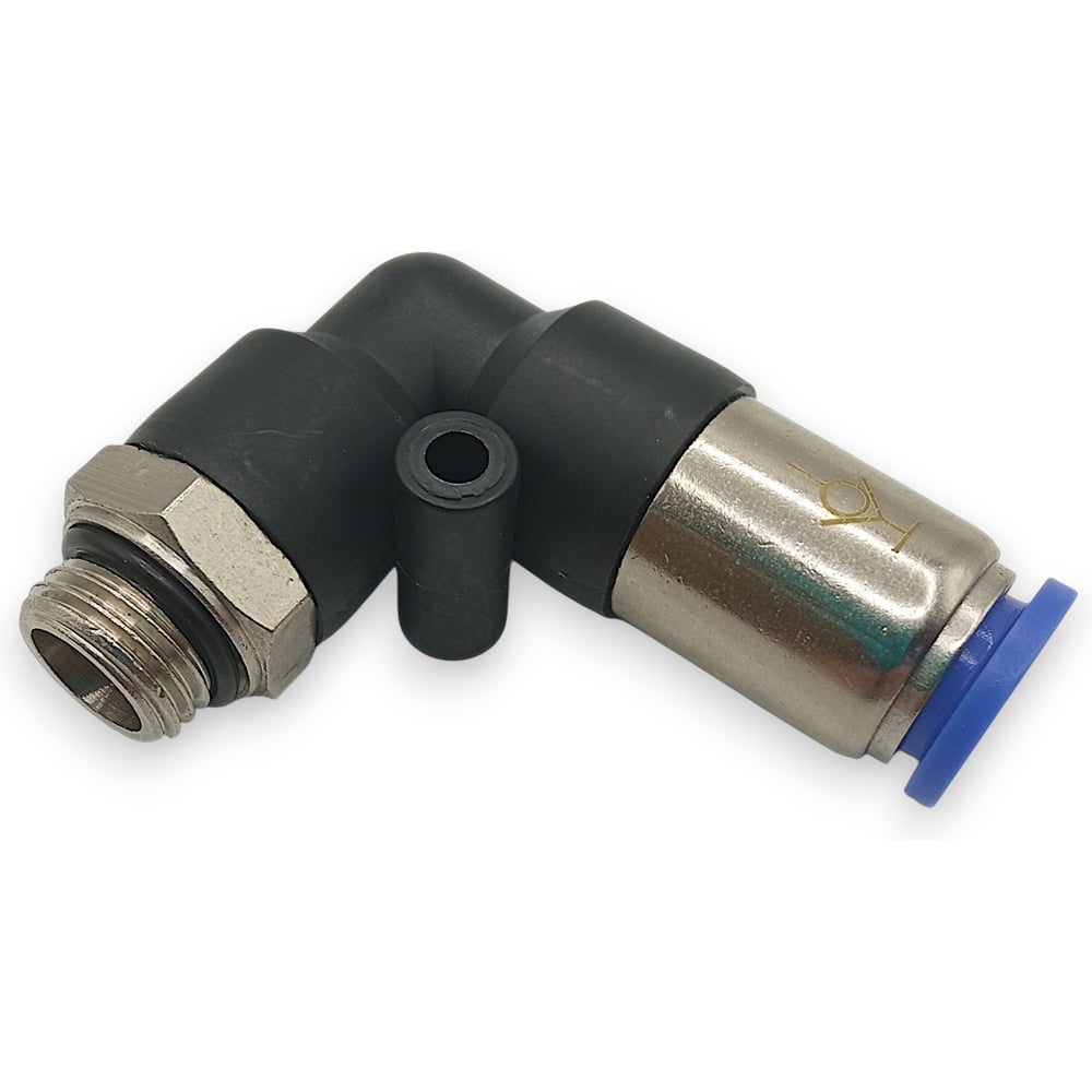 Изображение товара Клапан обратный Контактная Механика угловой 90, трубка 10мм, G1/4 KSPL10-02G