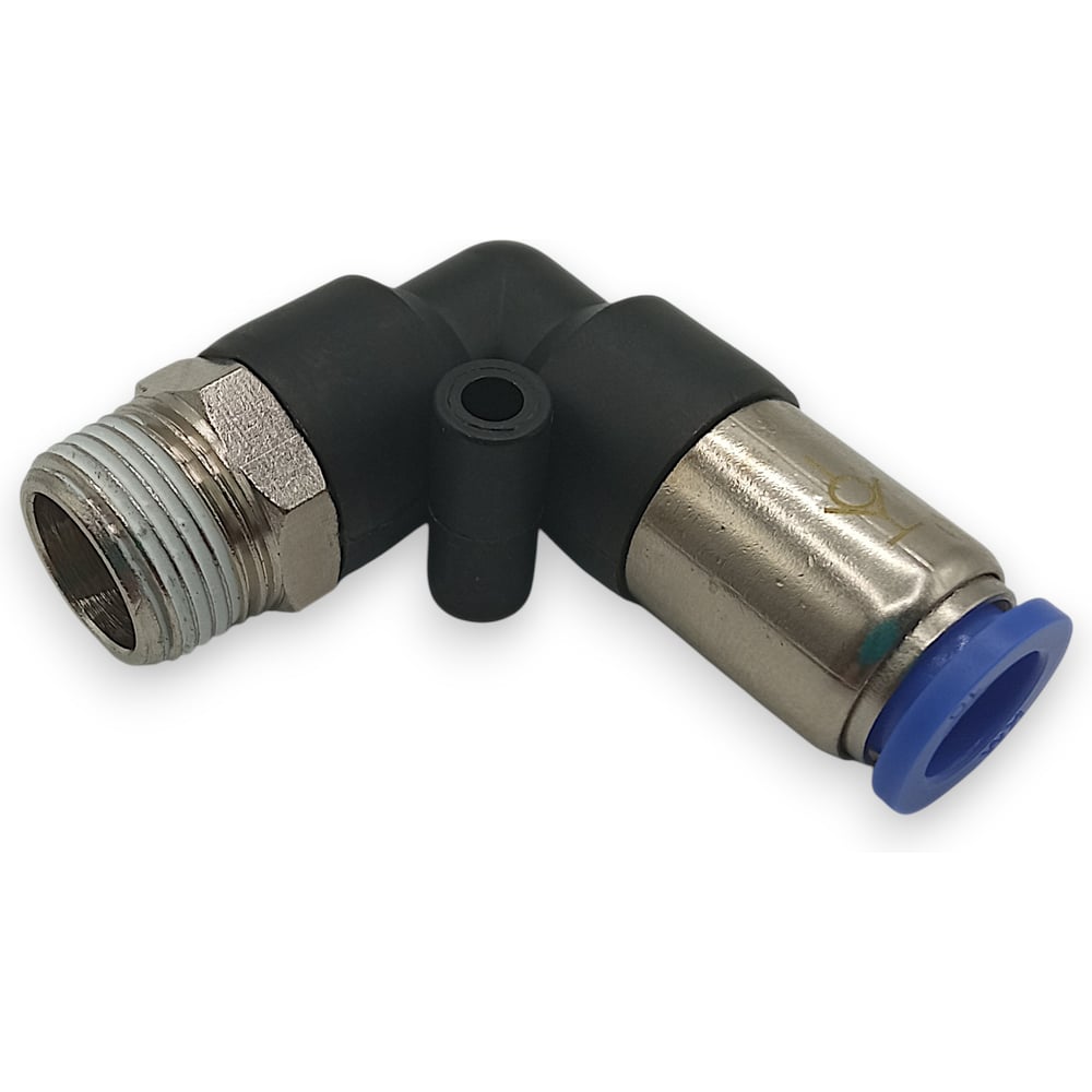 Изображение товара Клапан обратный Контактная Механика угловой 90, трубка 10мм, G3/8 KSPL10-03