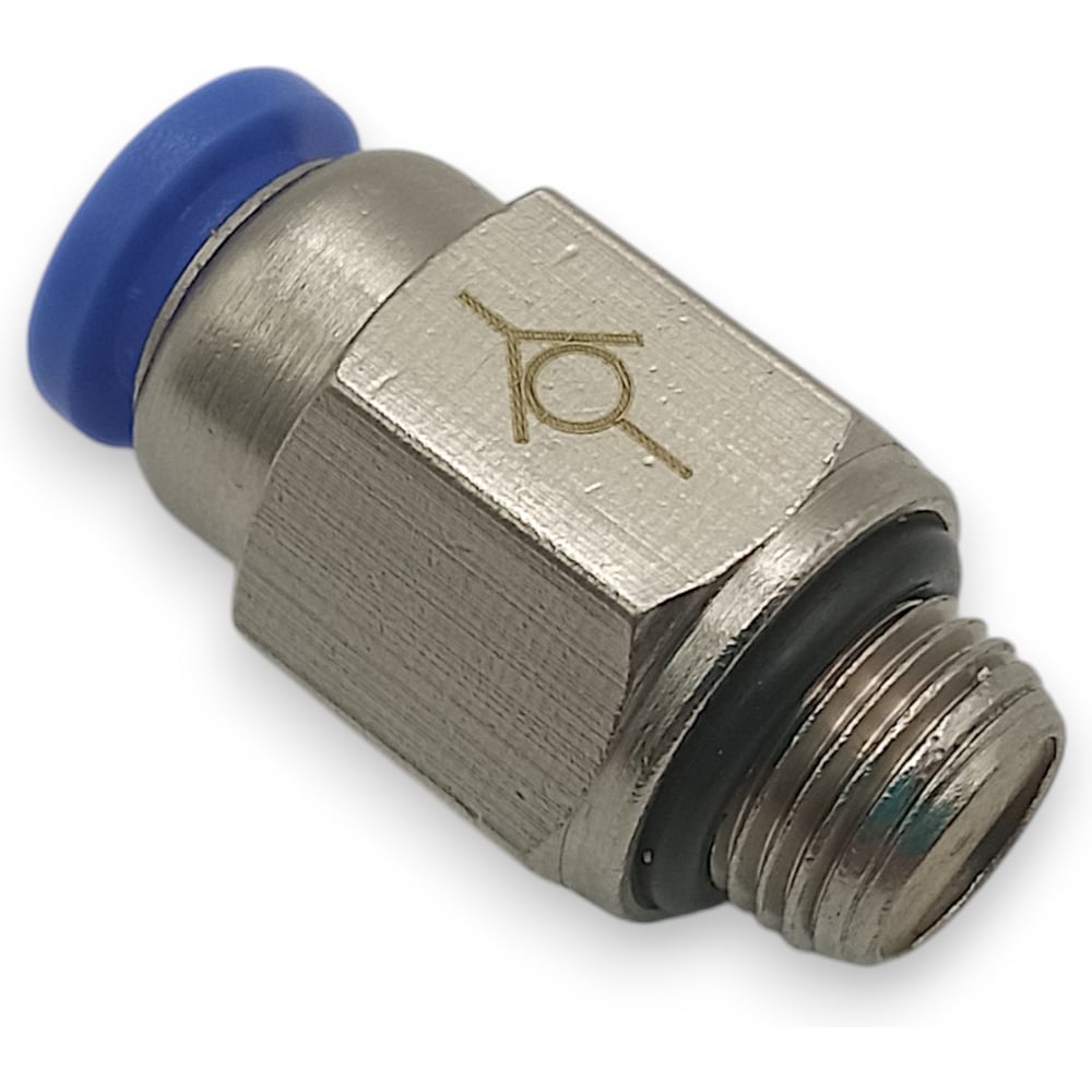 Изображение товара Клапан обратный Контактная Механика трубка 6мм, G1/8 KPCVC06-G01(B)