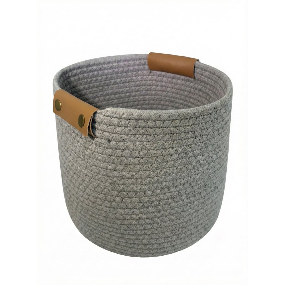 Изображение товара Корзина Zenfort Ангара для мелочей 24х24х25 см серый