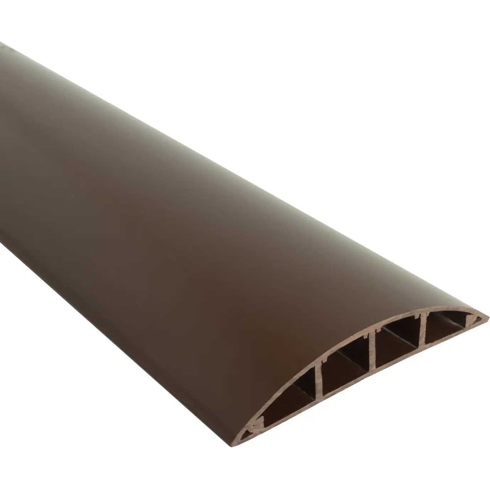 Изображение товара Напольный кабель-канал УРАЛ ПАК«Стандарт» коричневый  93х17 2м КК-7893017-028