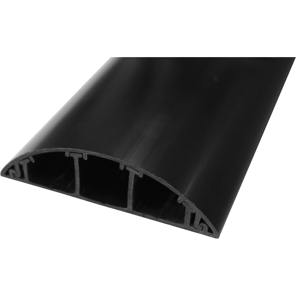 Изображение товара Напольный кабель-канал УРАЛ ПАК«Стандарт» черный  93х17 2м КК-7093017-028