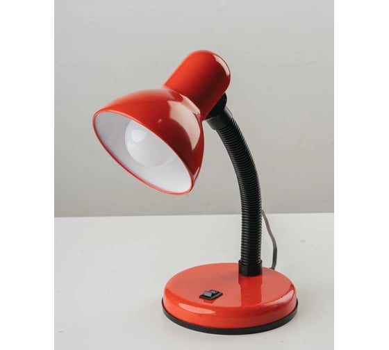 Изображение товара Лампа настольная на основании SVih красная с цоколем E27 60Вт HK-203R
