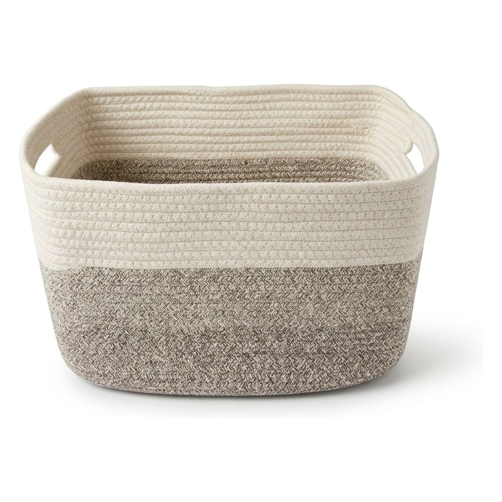 Изображение товара Корзина для хранения Zenfort Алматы, 28х37х25см, текстиль, светло-коричневый 180092