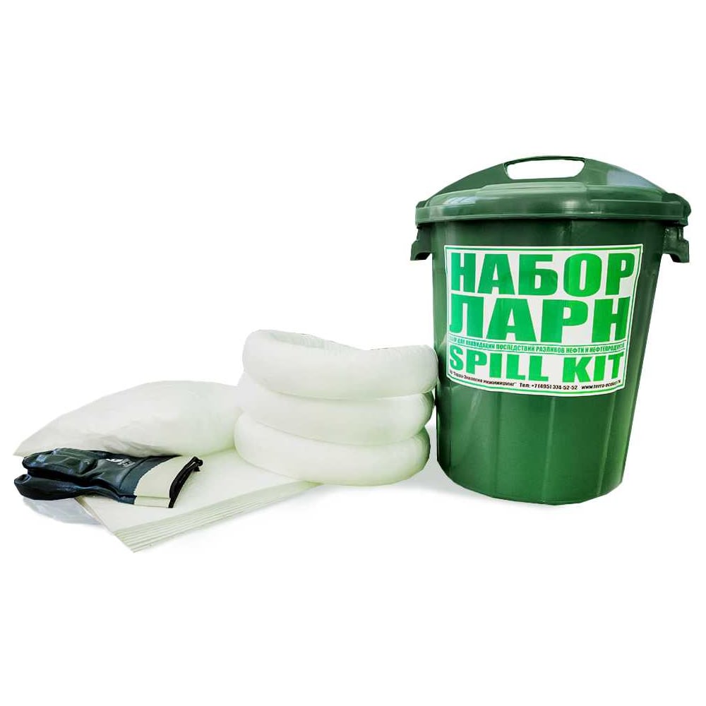 Изображение товара Набор для ликвидации разливов нефти и нефтепродуктов Терра Экология SK-40