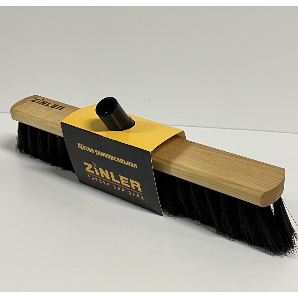 Изображение товара Щетка для пола ZINLER для дома, 400 мм, мягкий ворс, усиленное укрепление (Z8.16) ЩД400