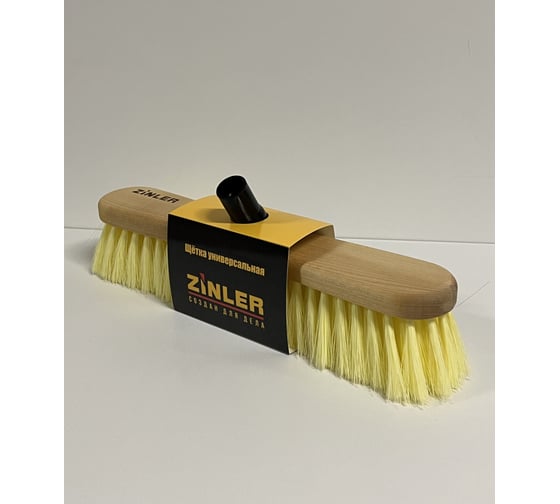 Изображение товара Щетка для пола ZINLER для дома, 400 мм, премиум, белый ворс (Z8.17) ЩД400бв