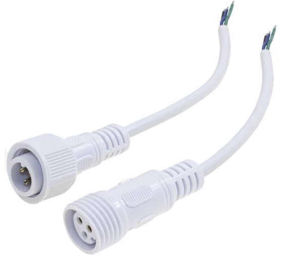 Изображение товара Разъем RUICHI 3pin WPх3 L=40 D=19mm 3х0.3mm2 113801