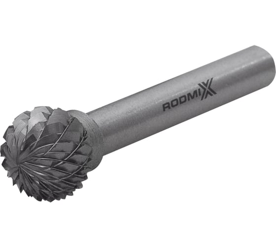 Изображение товара Бор-фреза RODMIX сферическая D 16х14 M06L150 двойная насечка, удлиненная 2416140605