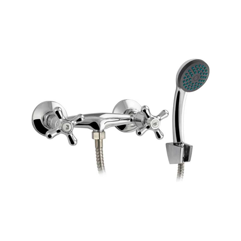 Изображение товара Смеситель в душевую кабинку САНАКС МайФайр металлокерамика с гибким шлангом 87303