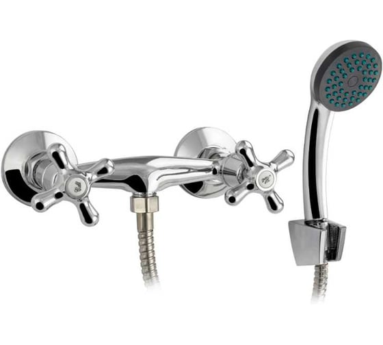 Изображение товара Смеситель в душевую кабинку САНАКС МайФайр металлокерамика с гибким шлангом 87303