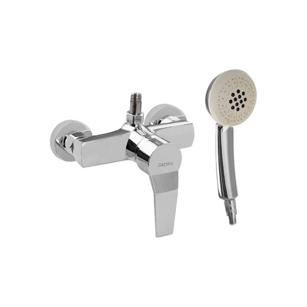 Изображение товара Смеситель в душевую кабину САНАКС с гибким шлангом САТУРН, 40 мм 48003