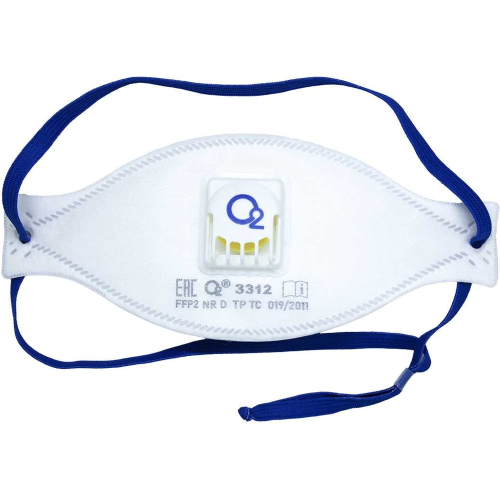 Изображение товара Респиратор О2 3312-10 FFP2 NRD с клапаном выдоха