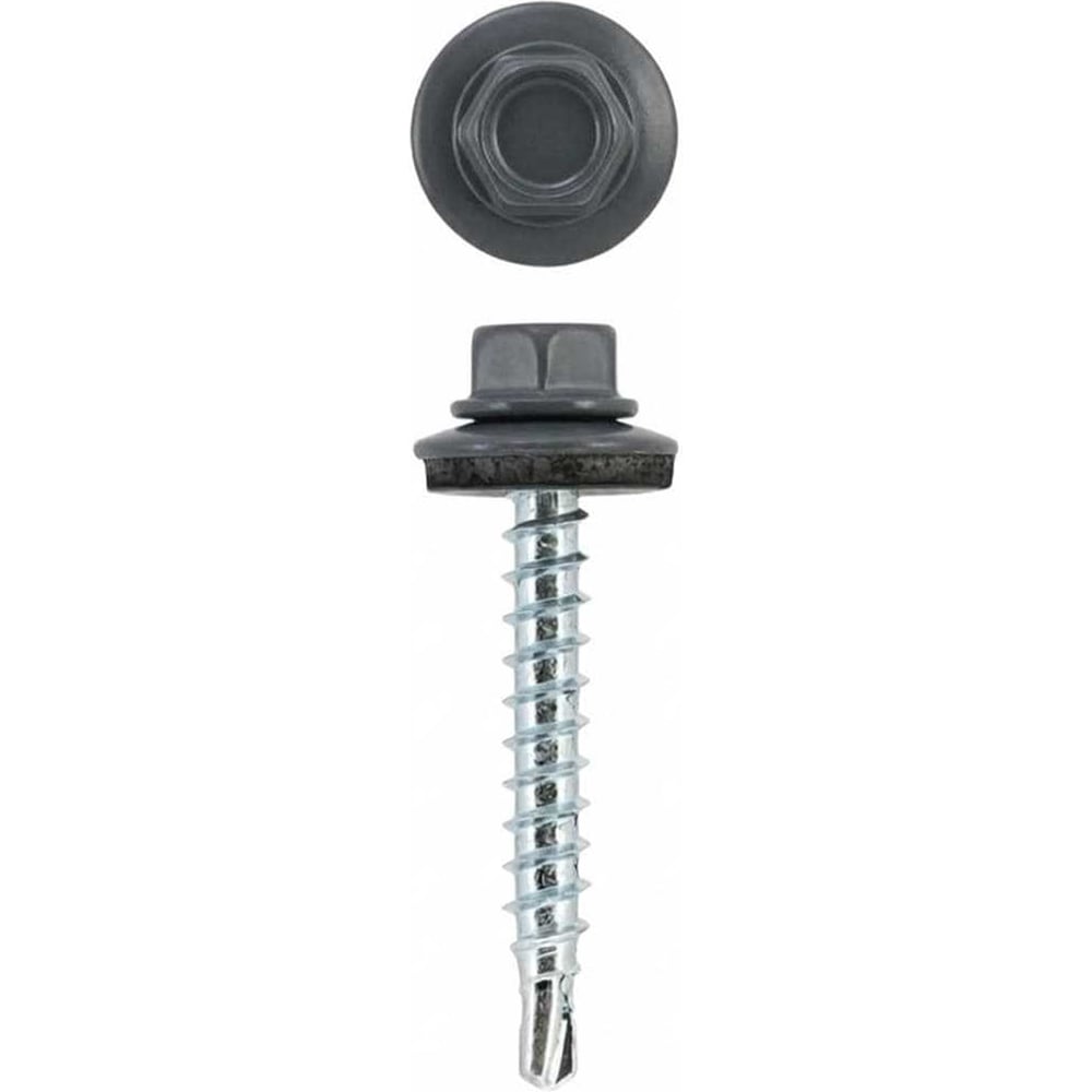 Изображение товара Саморез кровельный ARNO INDUSTRIES 5,5х25 1кг. для крепления кровельных материалов RAL7024 графитовый серый покрытие окрашенное AB530550257JP98