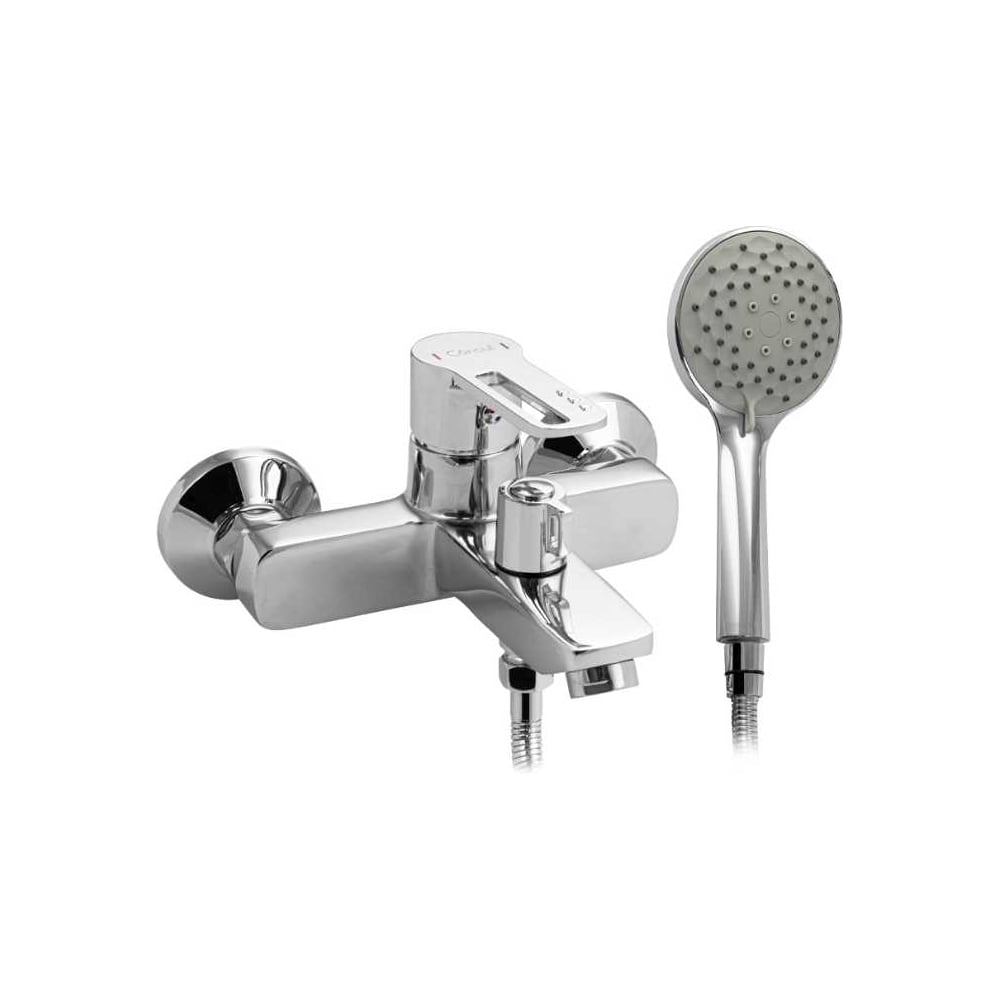 Изображение товара Смеситель САНАКС Консул для ванны с коротким изливом и ручкой с прорезью