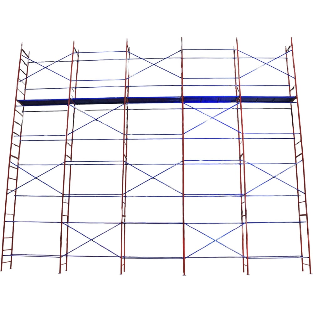 Изображение товара Комплект рамных строительных лесов с настилом ЛРСП 20 10x10 Gigant LSP-012