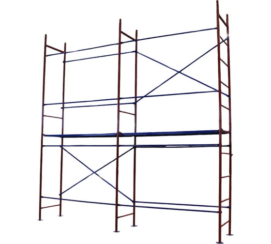 Изображение товара Комплект рамных строительных лесов с настилом ЛРСП 20 6x4 Gigant LSP-003