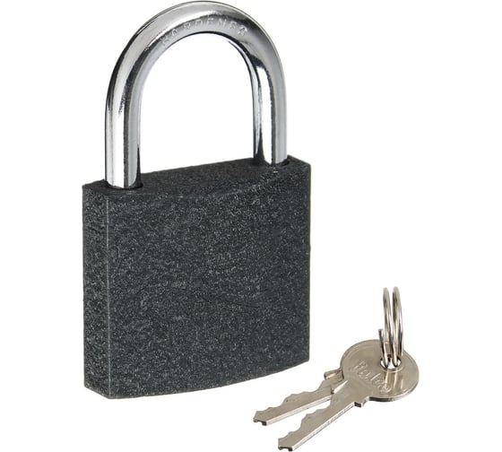 Изображение товара Навесной замок РОКОТ Серый металл 38 мм 673-013