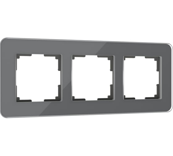 Изображение товара Рамка WERKEL W0032440 на 3 поста Elite графит стекло a057880