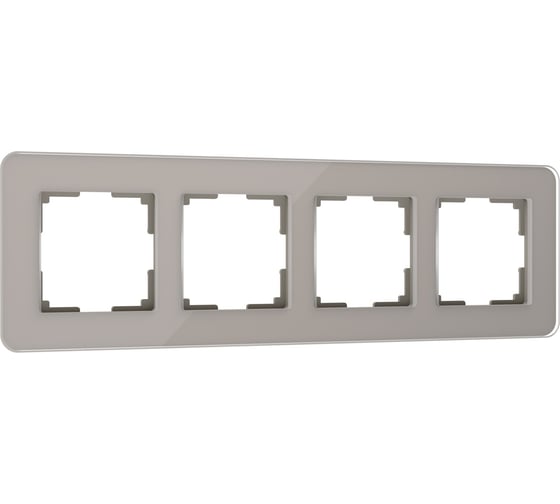 Изображение товара Рамка WERKEL W0042417 на 4 поста Elite дымчатый стекло a057877