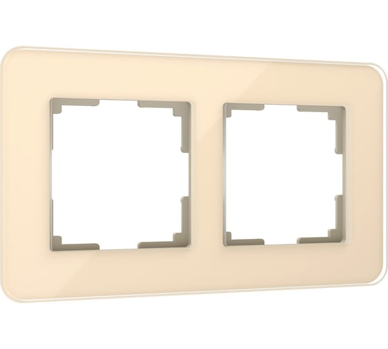 Изображение товара Рамка WERKEL W0022443 на 2 поста Elite айвори стекло a057883