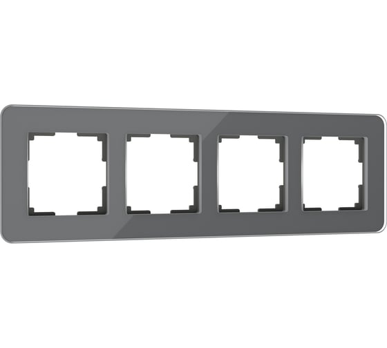 Изображение товара Рамка WERKEL W0042440 на 4 поста Elite графит стекло a057881